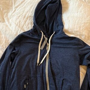 Vuori Navy Blue Hoodie Sweatshirt